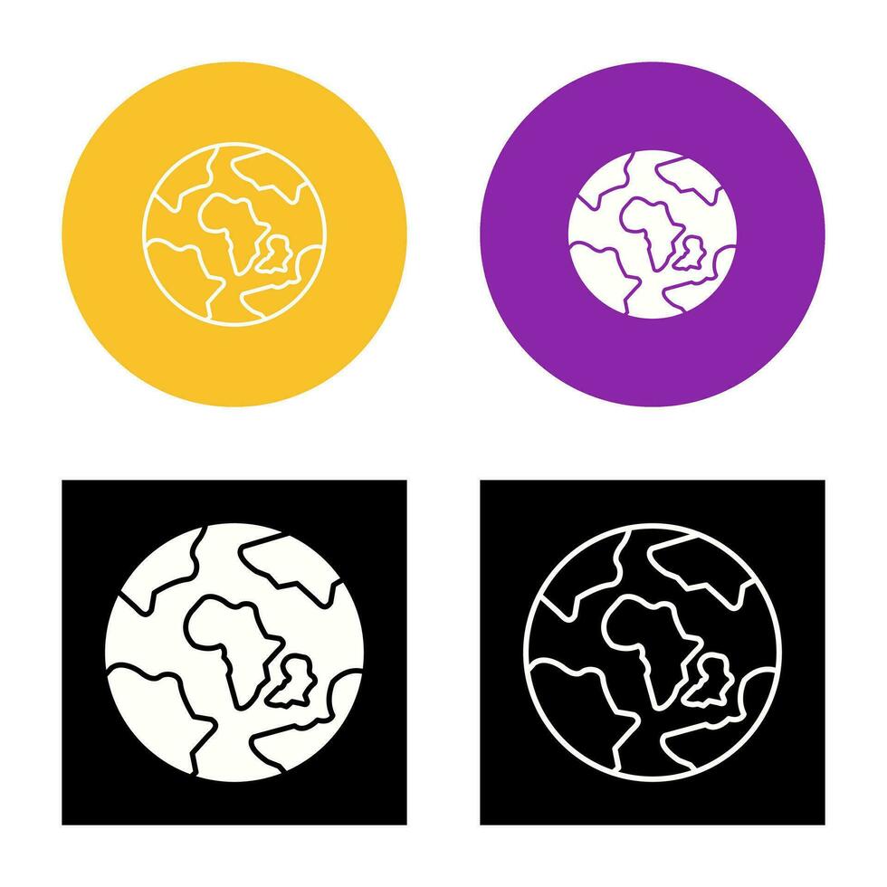 Earth Vector Icon