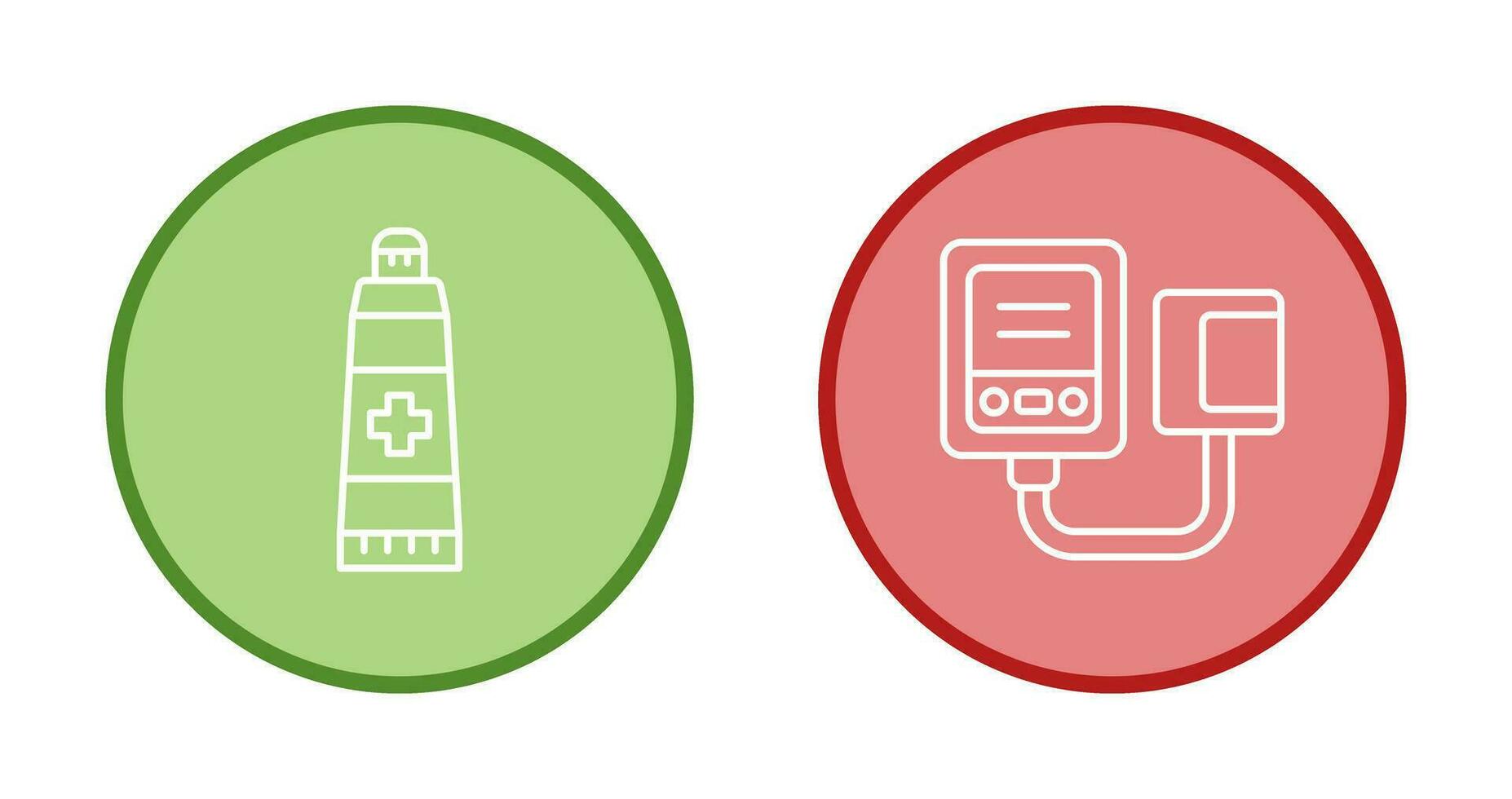 Ointment and Blood Icon vector