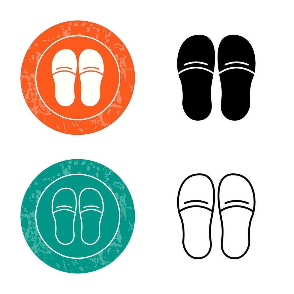 Slippers Vector Icon