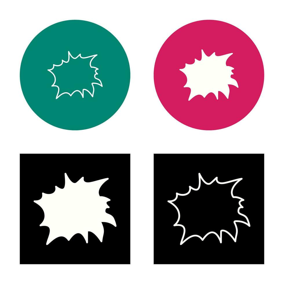 Unique Explosion Vector Icon