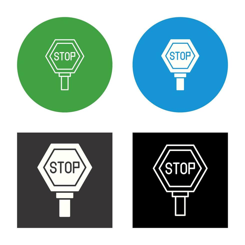 Stop Sign Vector Icon