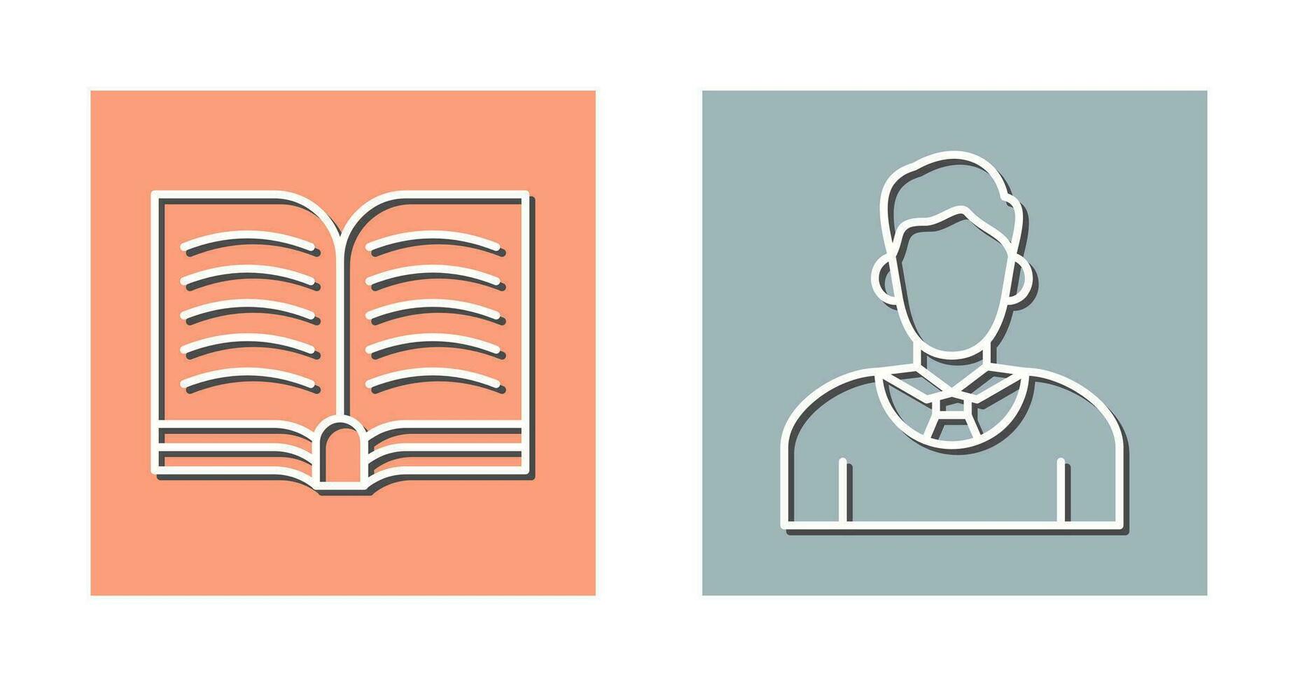 Book and Judge Icon vector