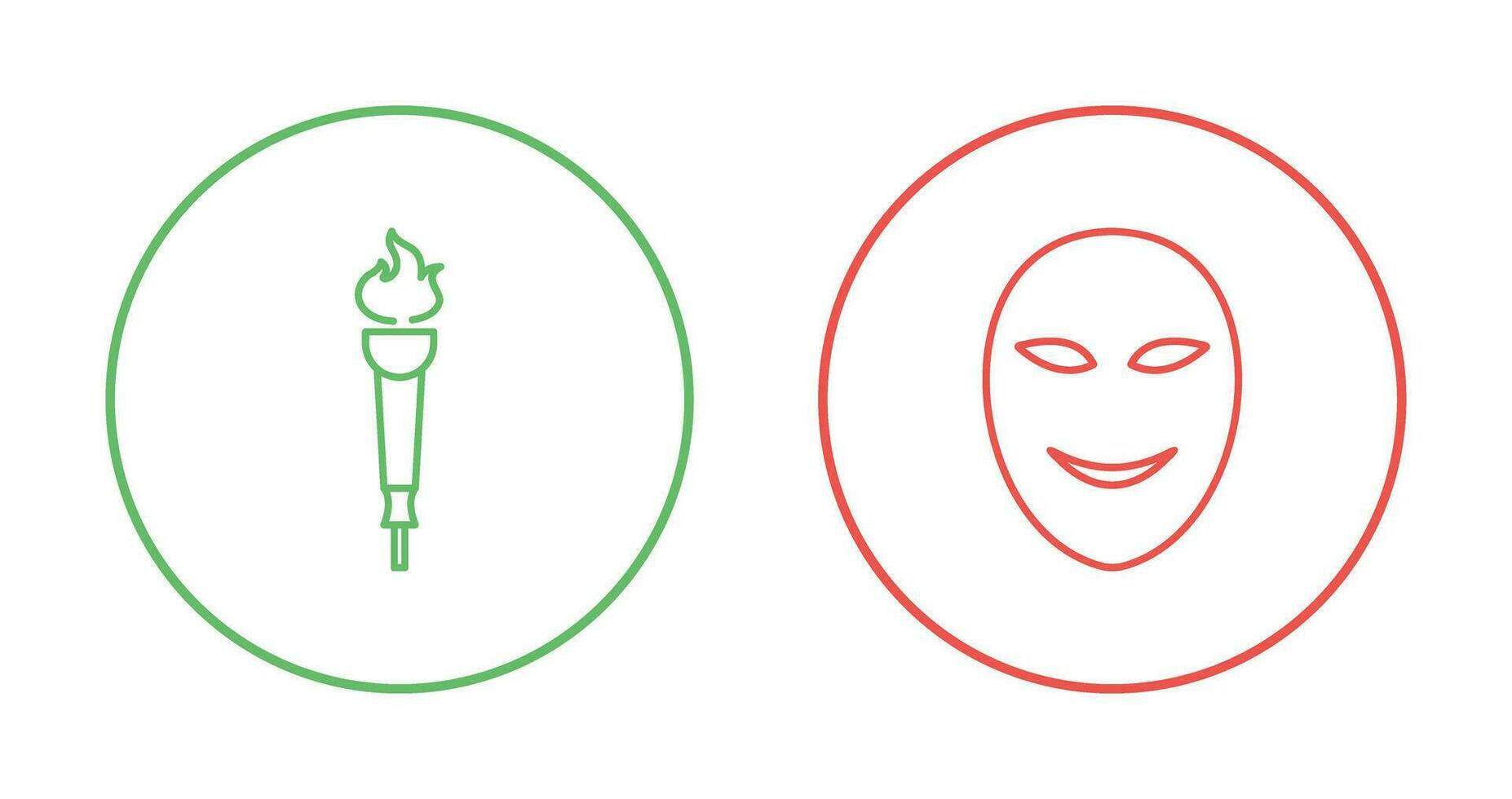 Museum Torch and Ancient Icon vector