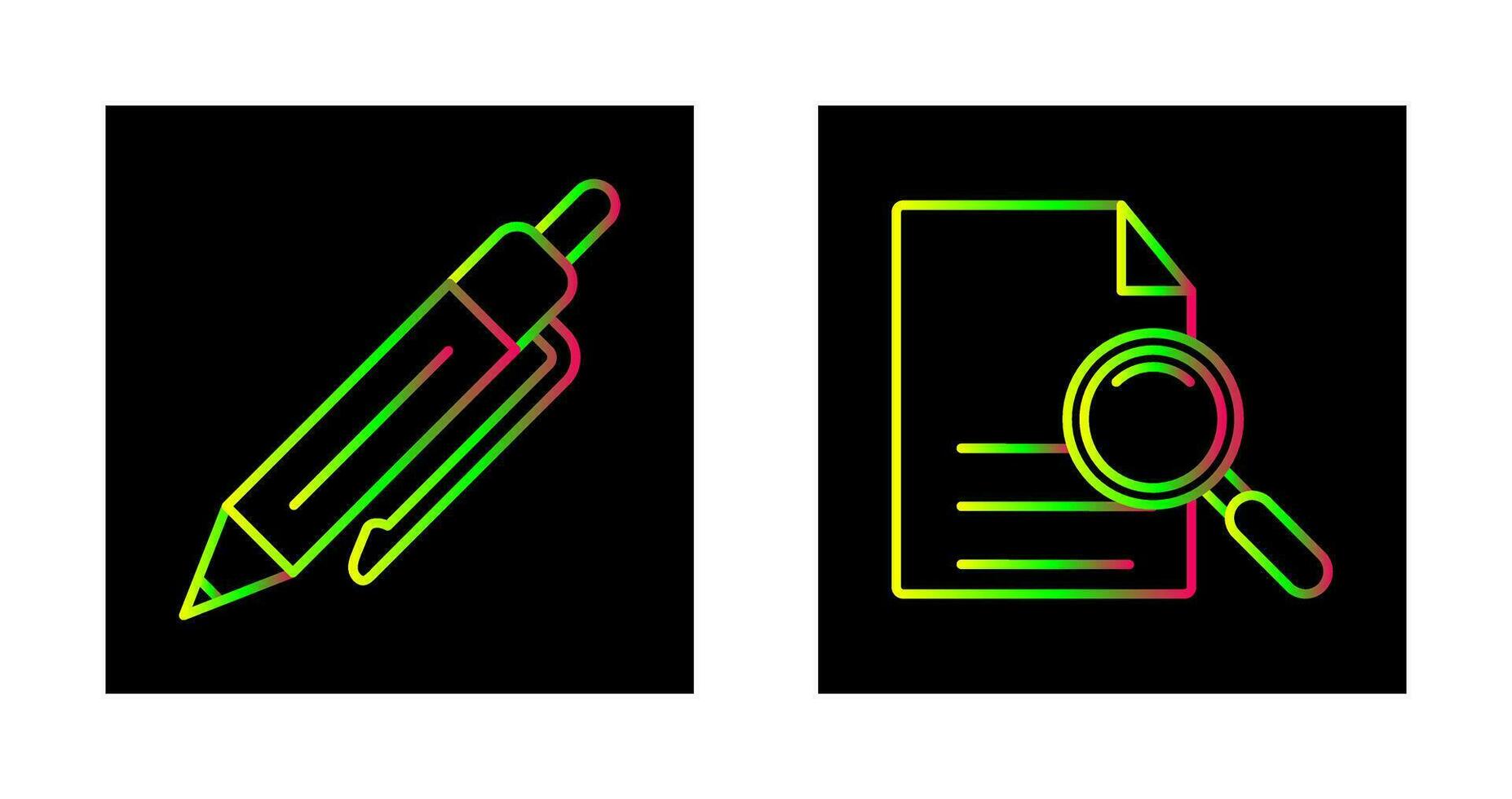 Pen and search Icon vector