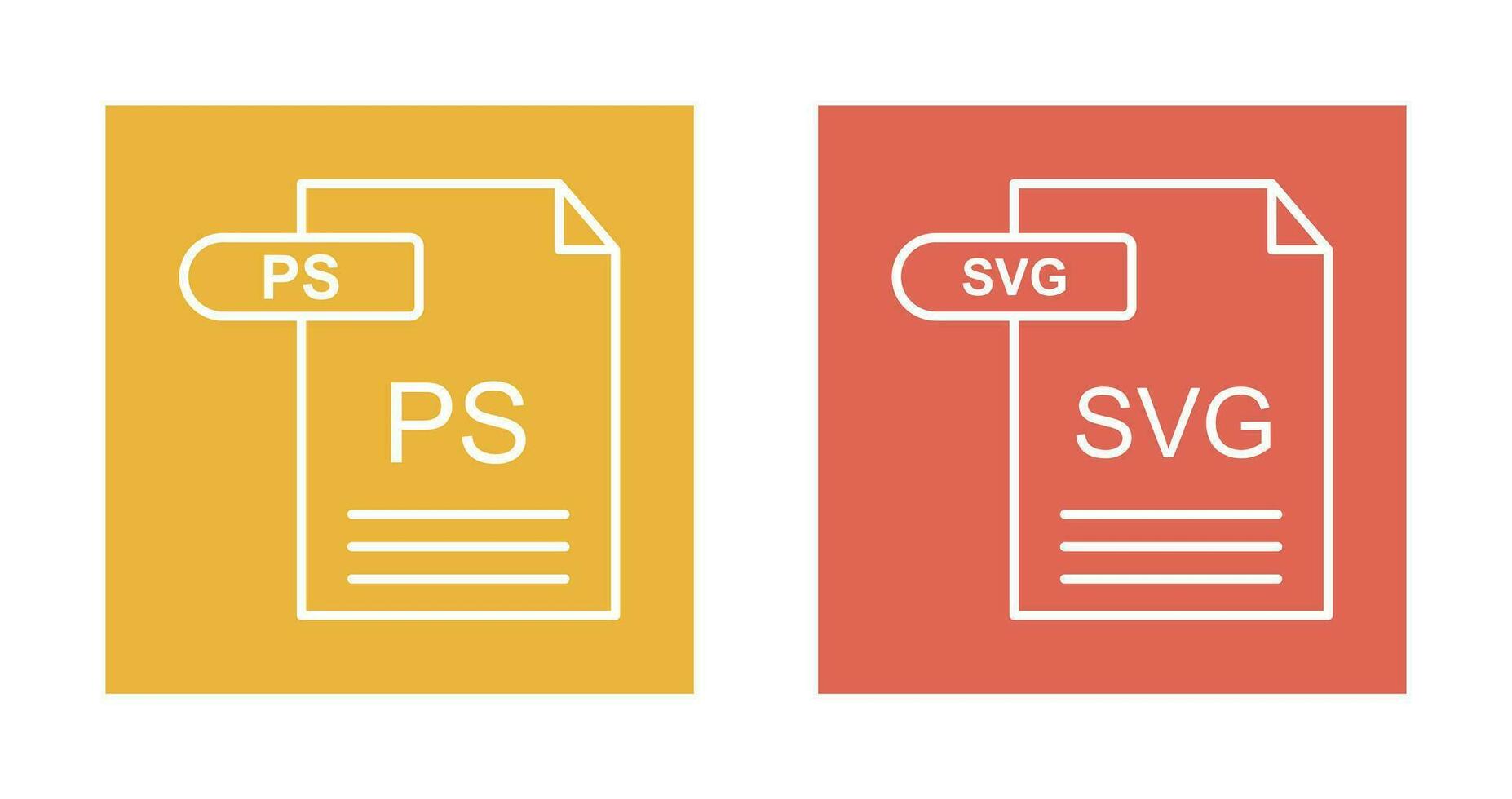 PS and SVG Icon vector