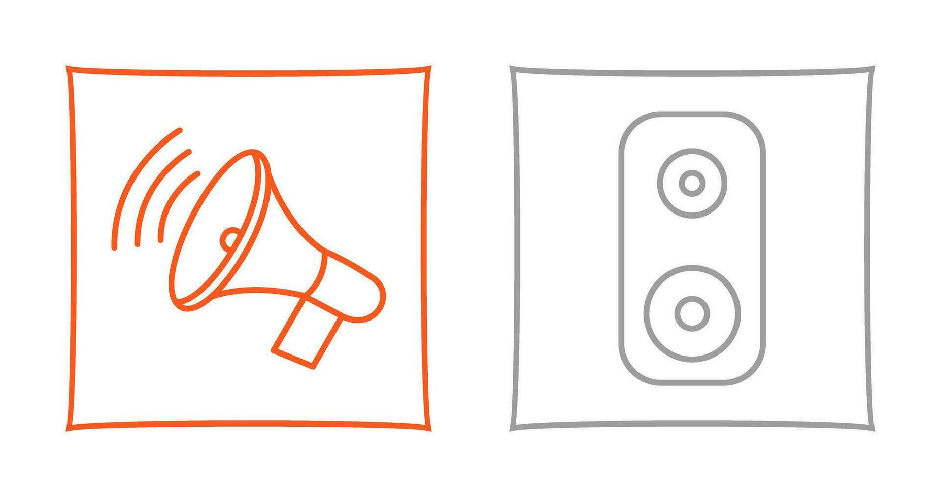 Announcing and Speaker Icon vector