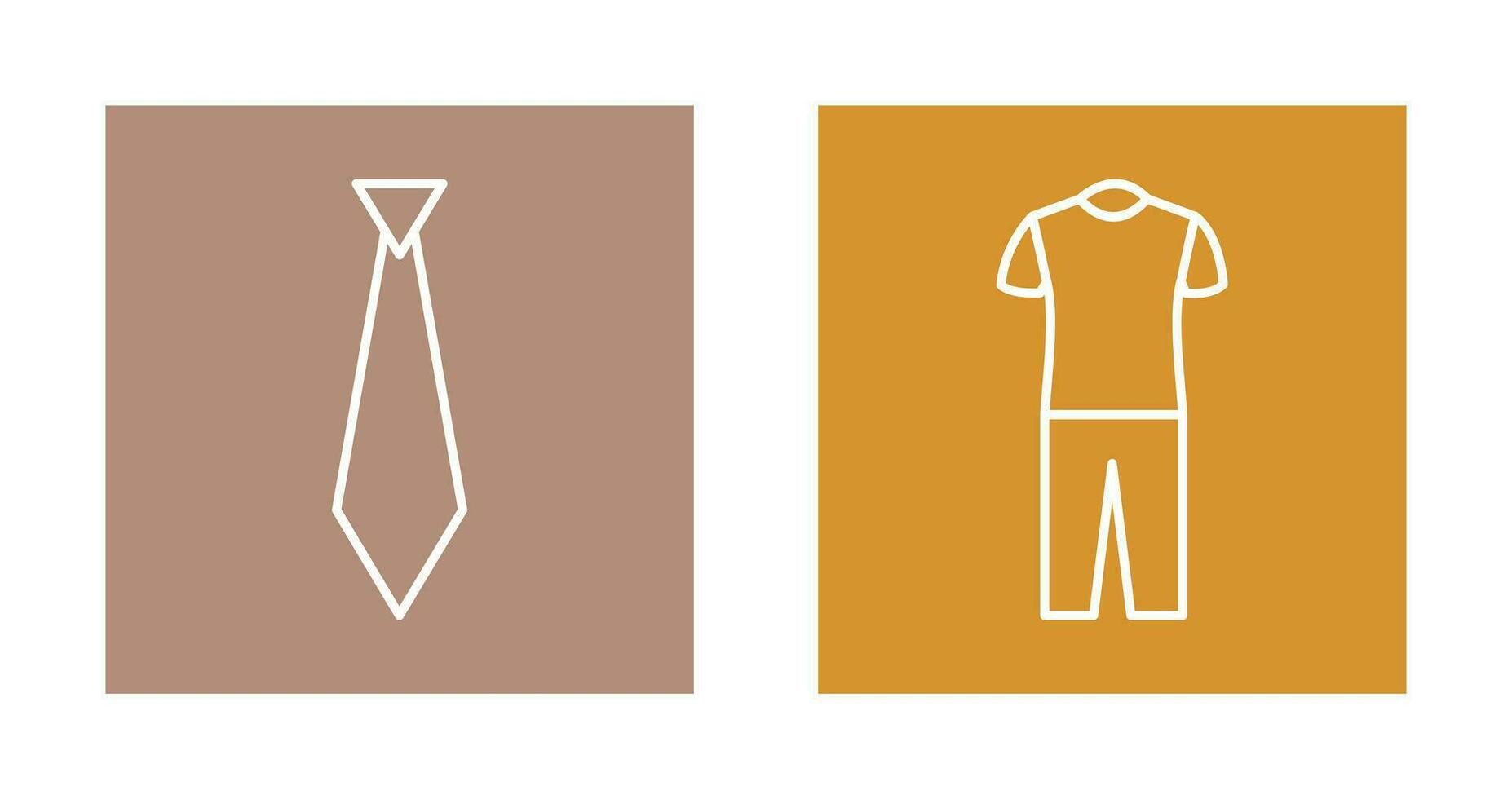 Tie and Pyjamas Icon vector