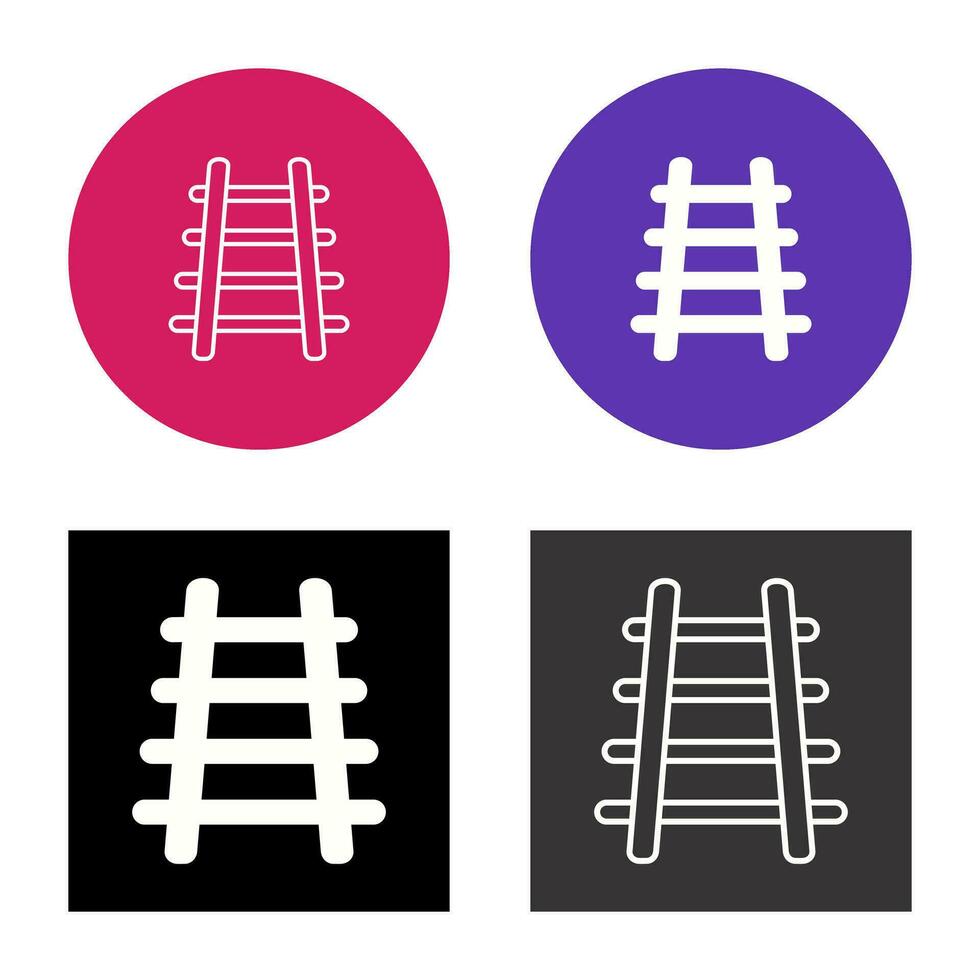 Train Tracks Vector Icon