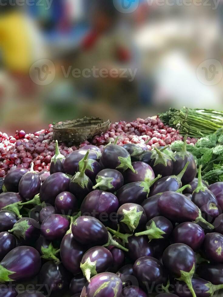 Eggplant and other vegetables photo