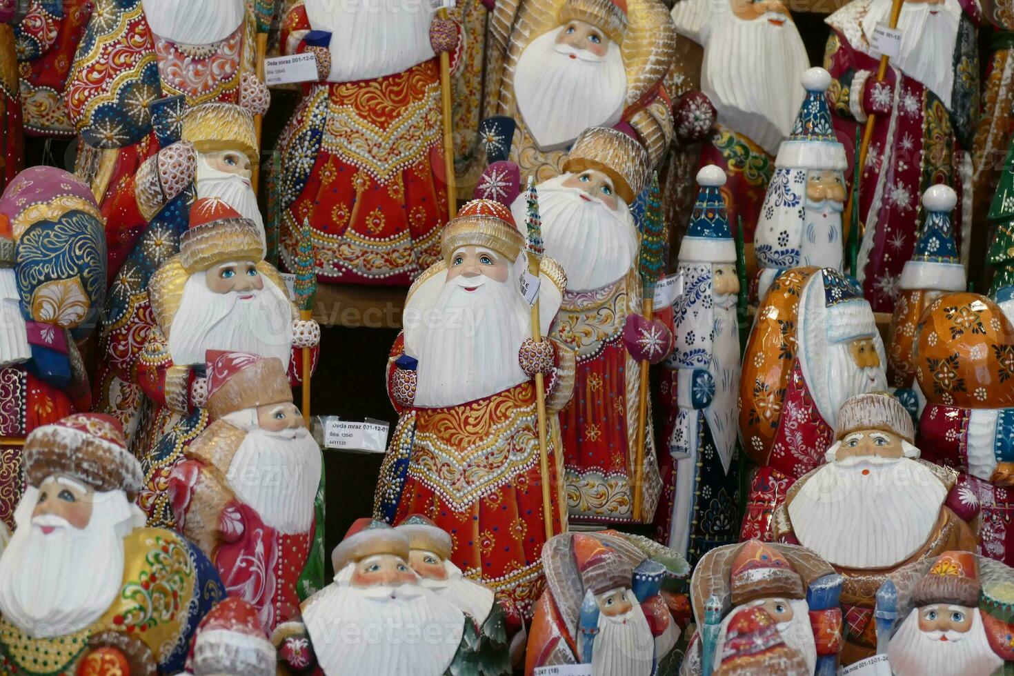 Santa Claus christmas dolls  Kotor, Montenegro photo