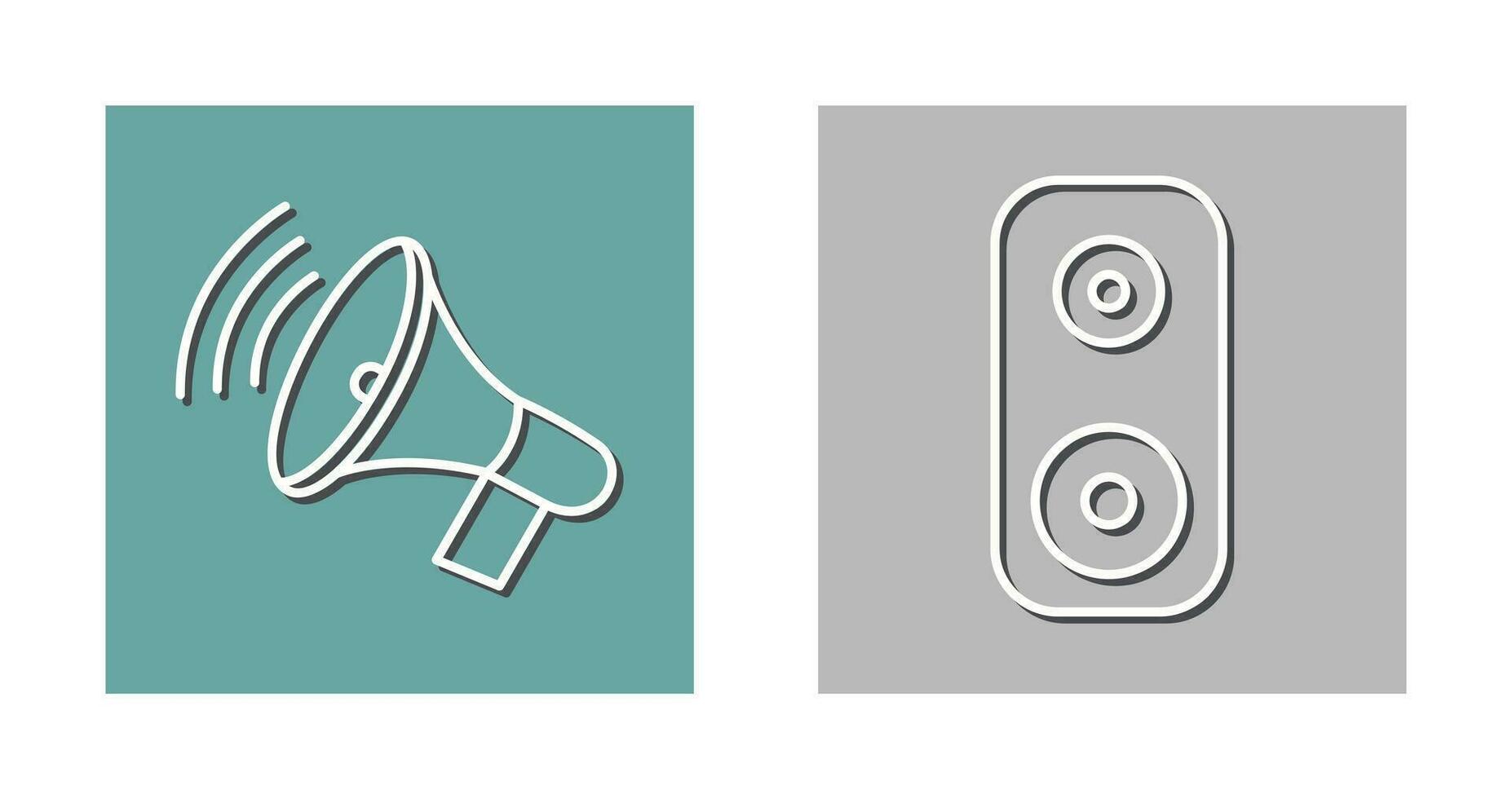 Announcing and Speaker Icon vector