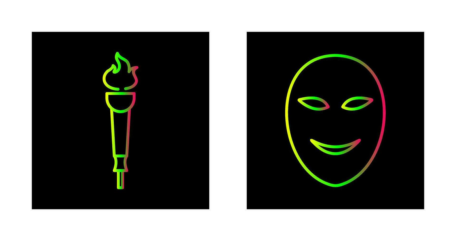 Museum Torch and Ancient Icon vector