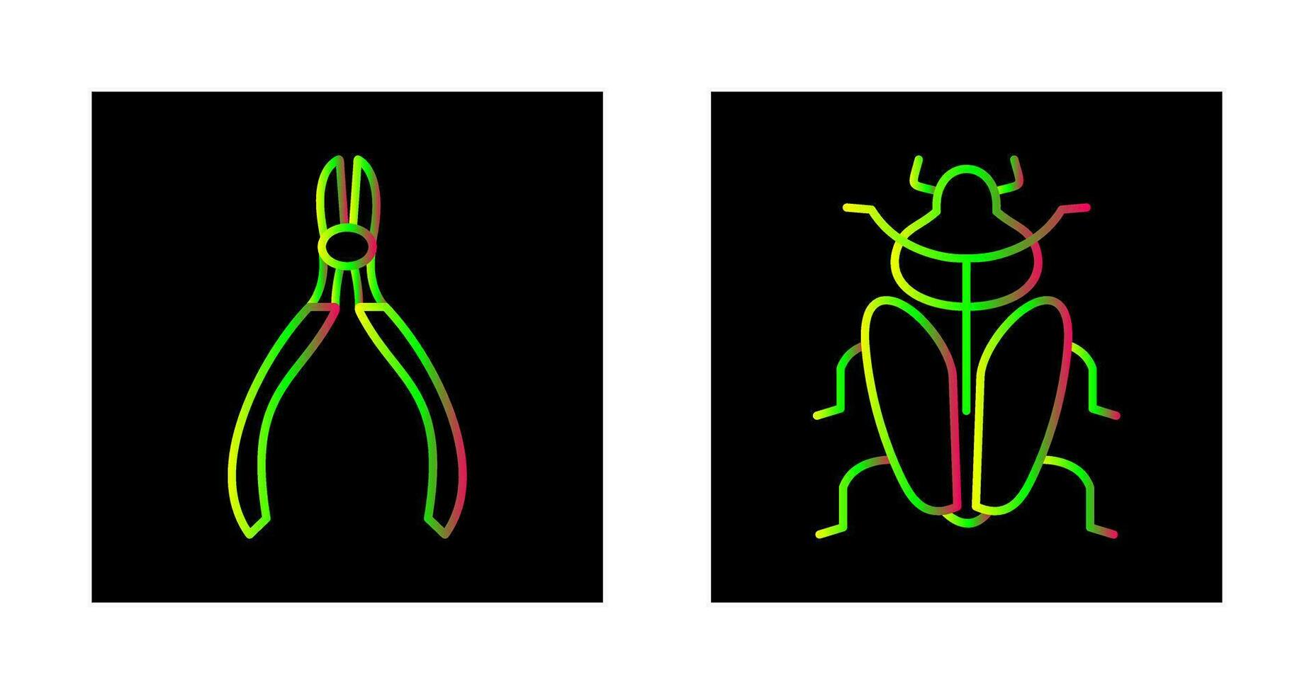 Cutter and Insect Icon vector
