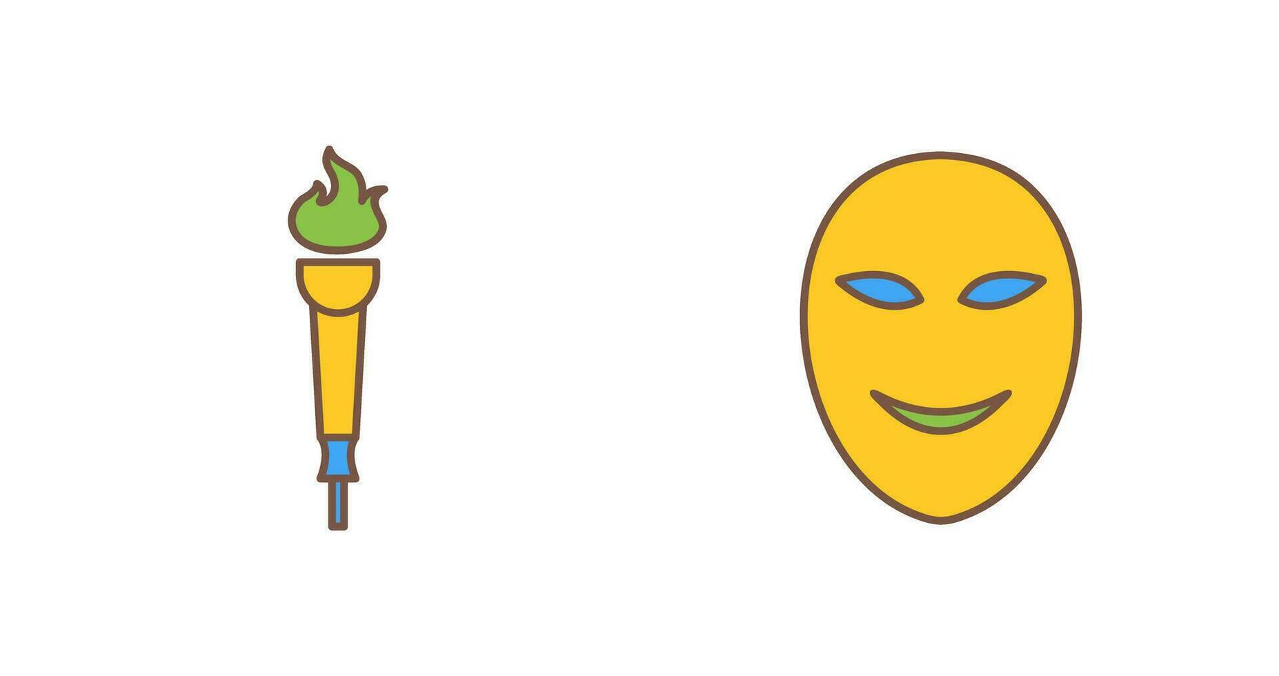 Museum Torch and Ancient Icon vector