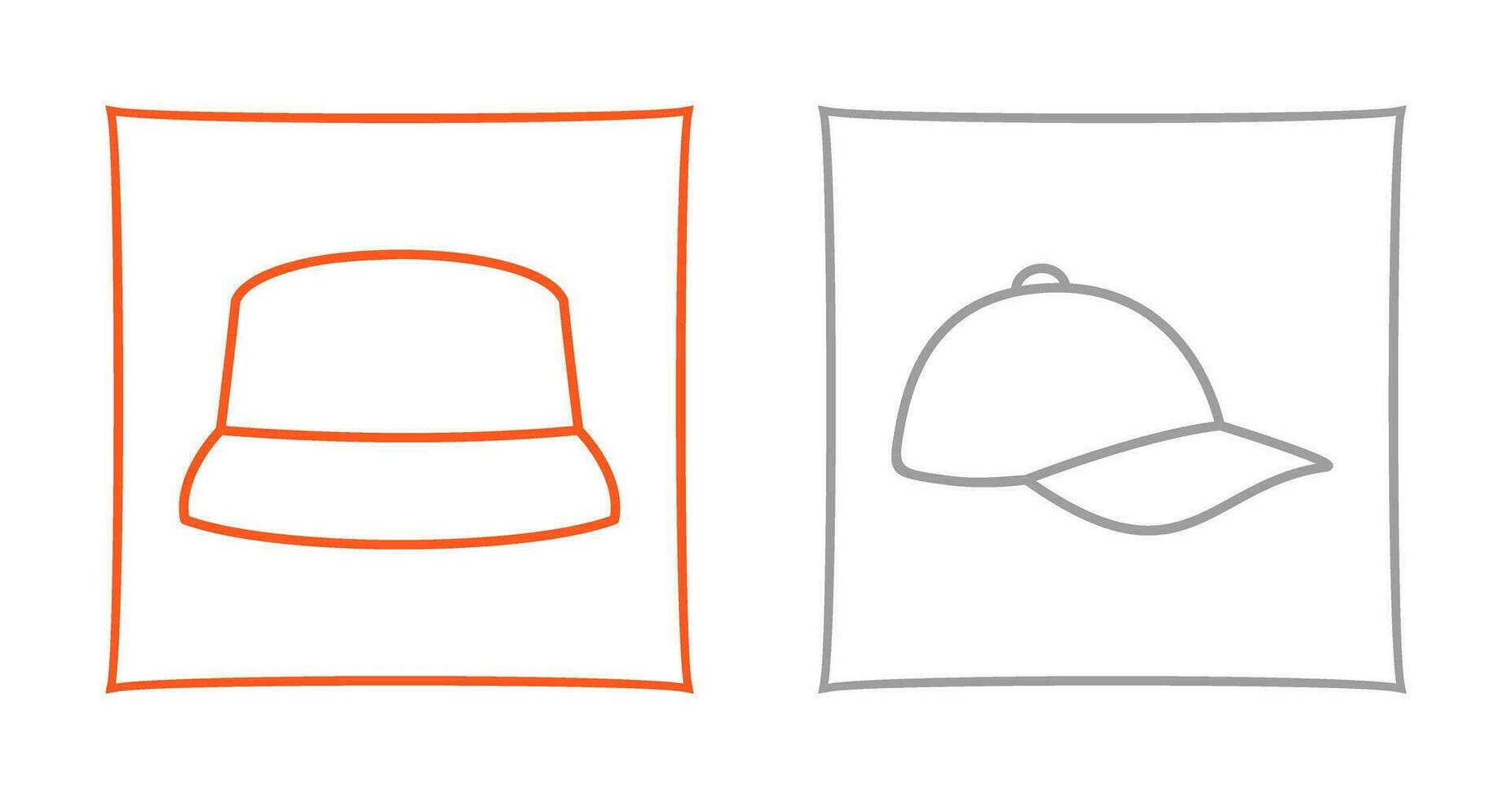 Hat and athletic Icon vector