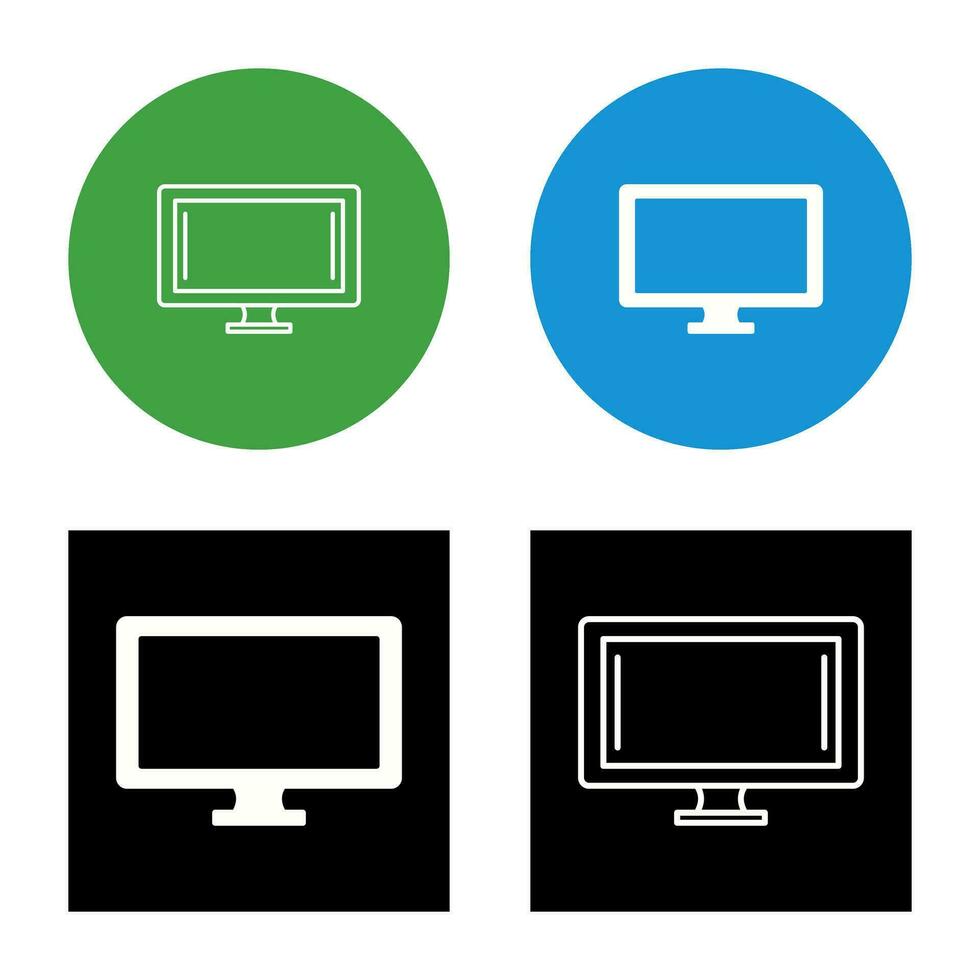 Monitor Vector Icon