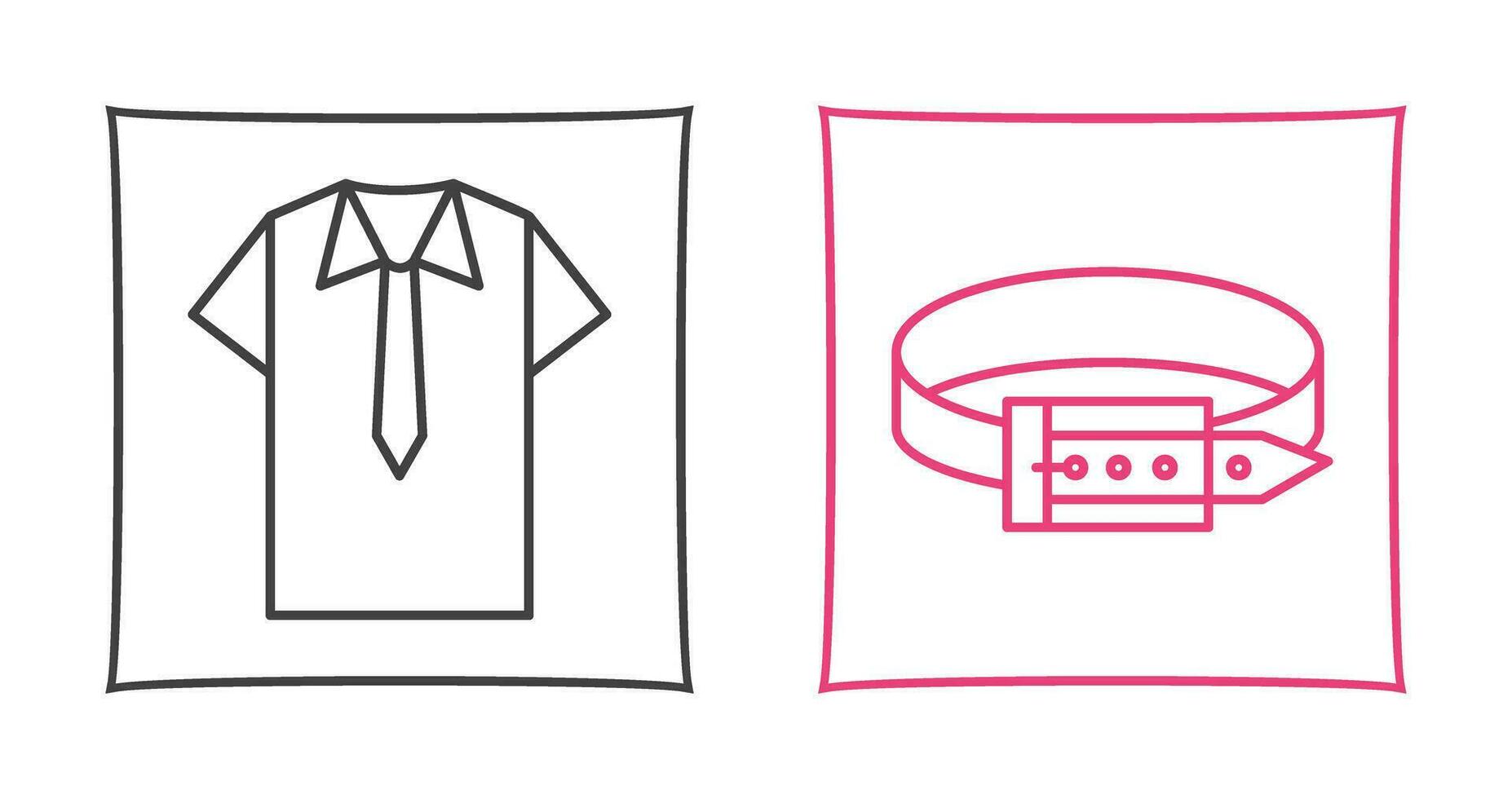 Shirt and Tie and Belt Icon 33014707 Vector Art at Vecteezy