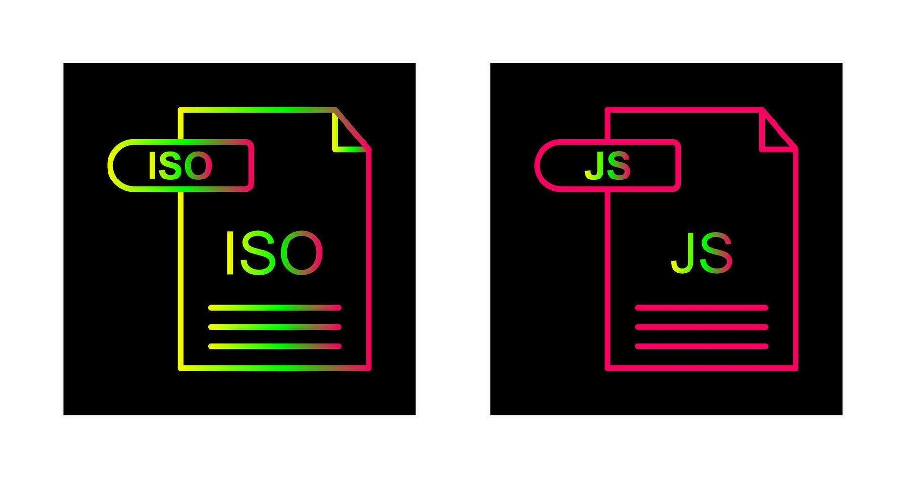 Yo asi y js icono vector