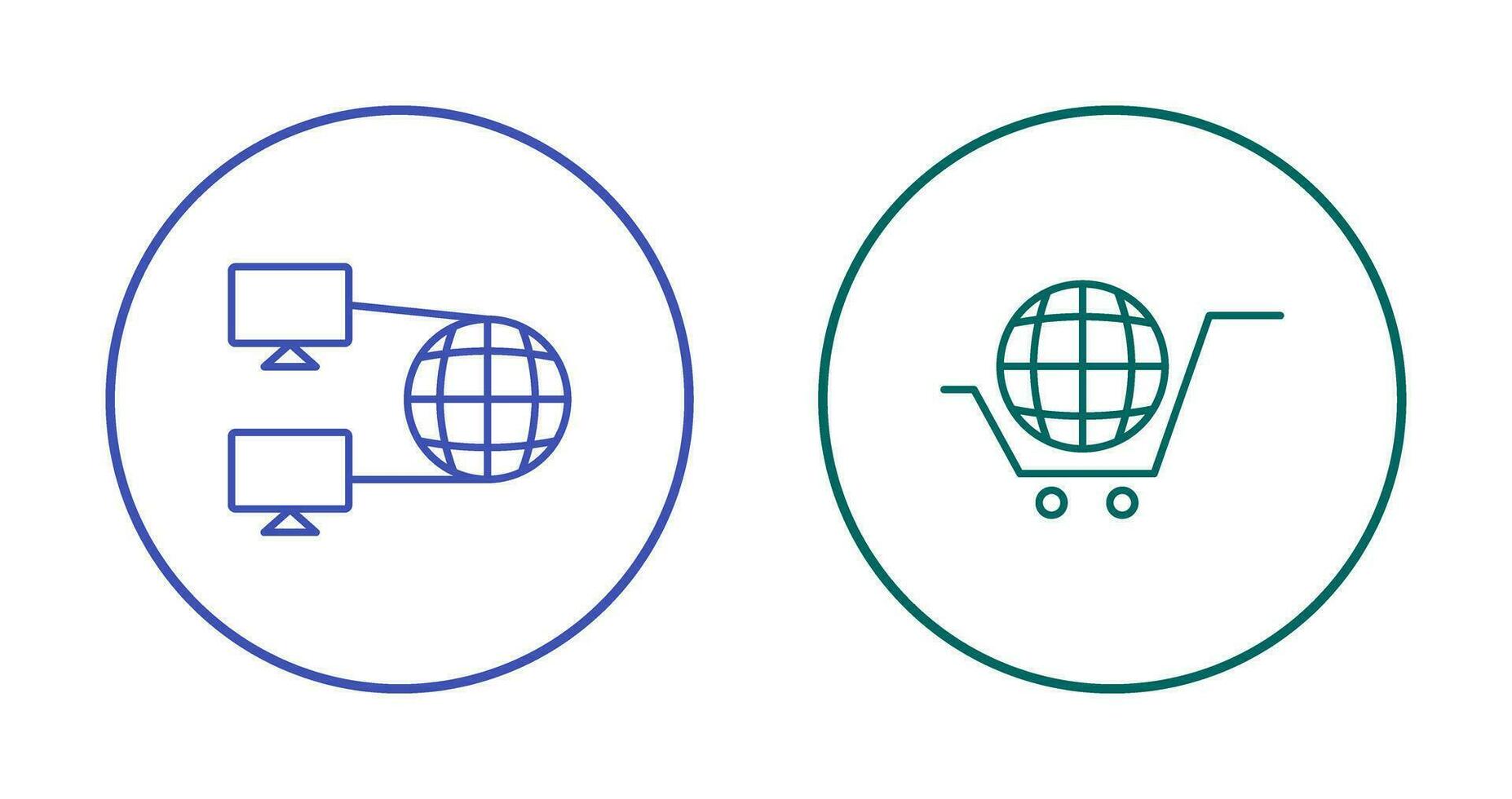 Internet Connectivity and Global Icon vector