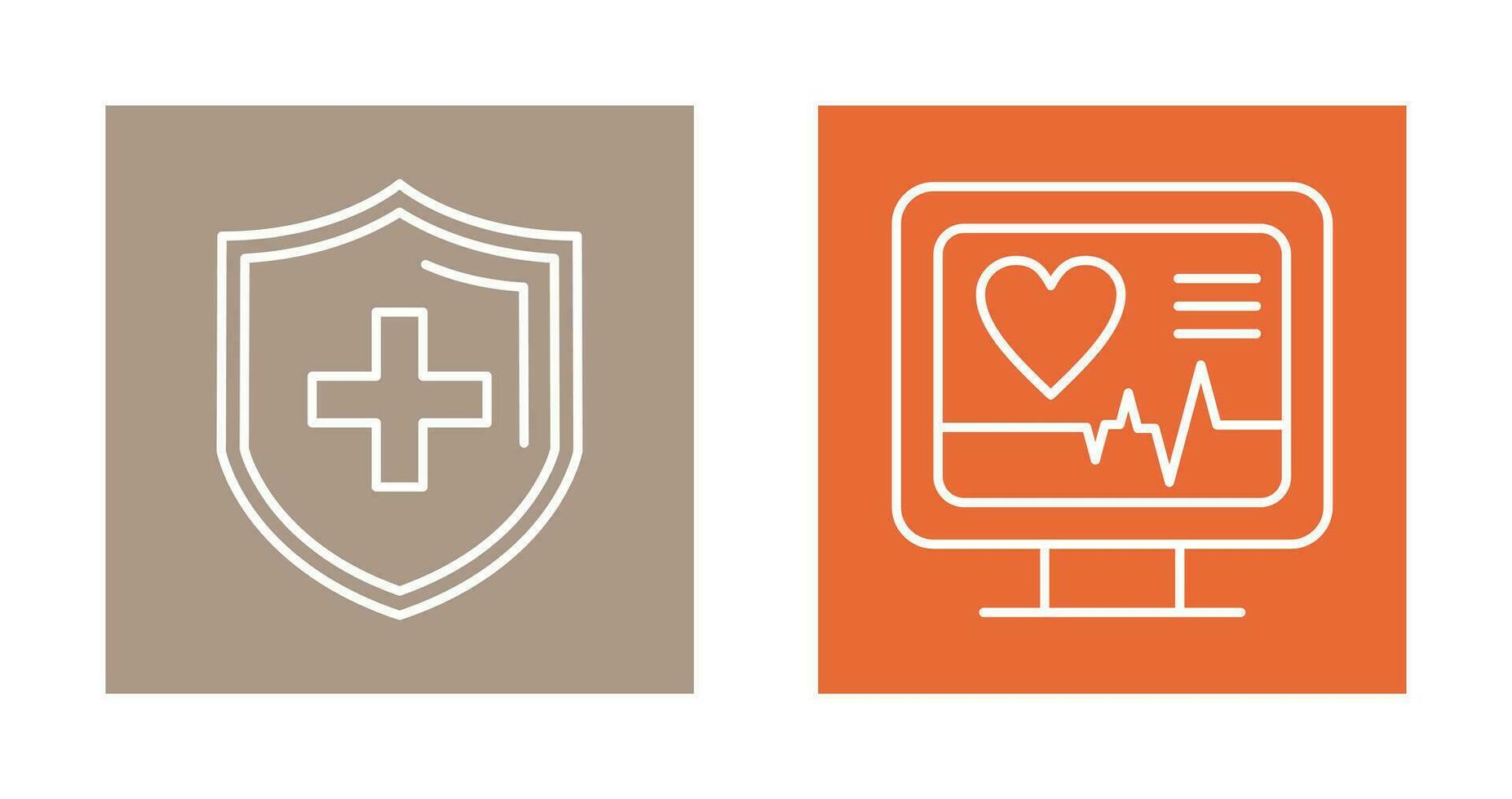 Protection and Plus Icon vector