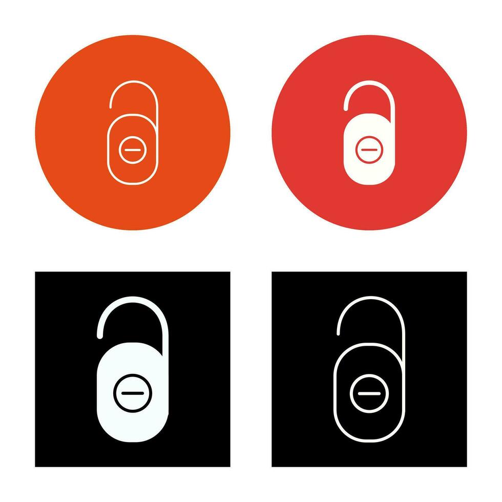 Do not Disturb Vector Icon