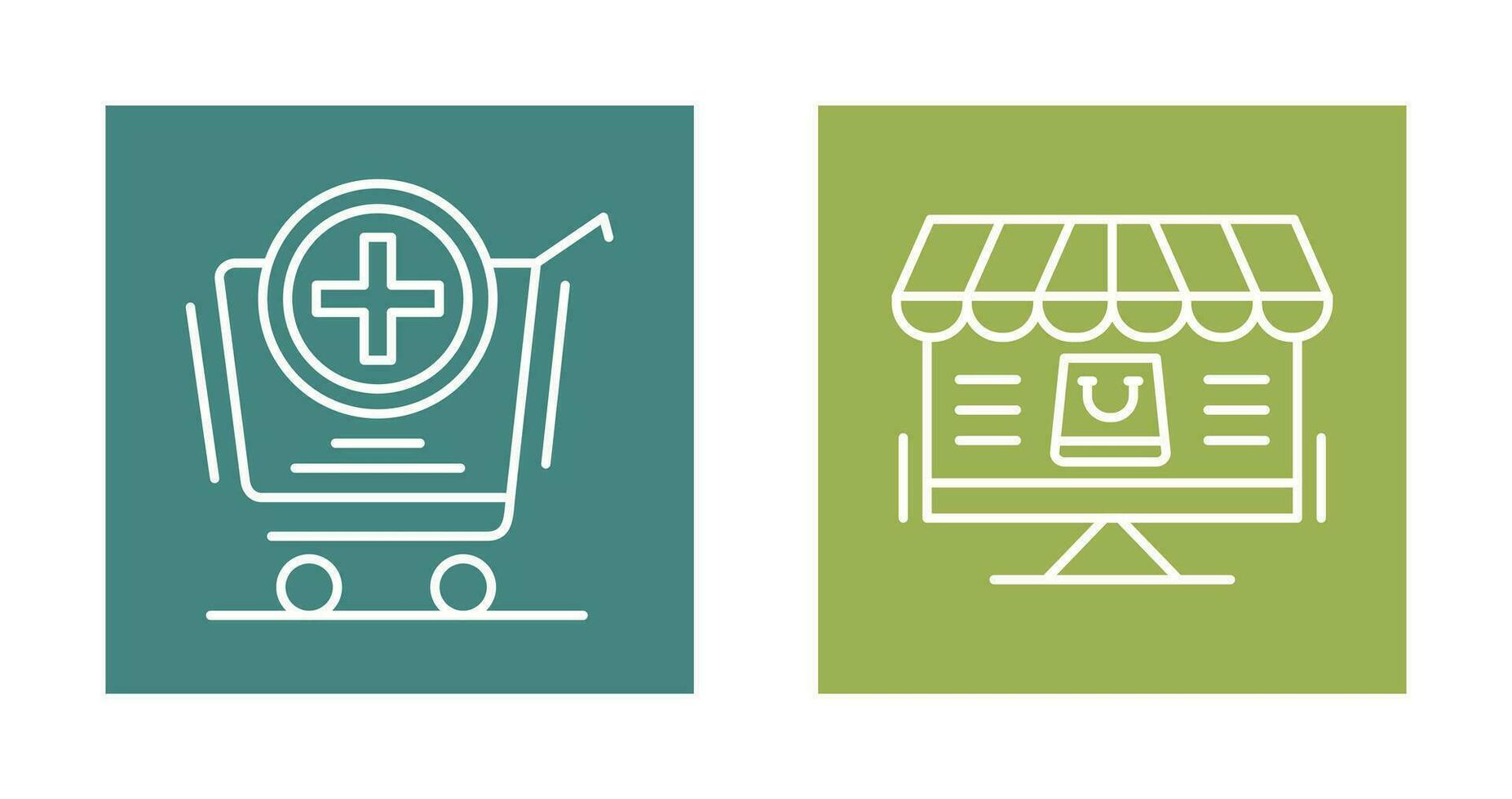 Add to Cart and Online Shopping Icon vector