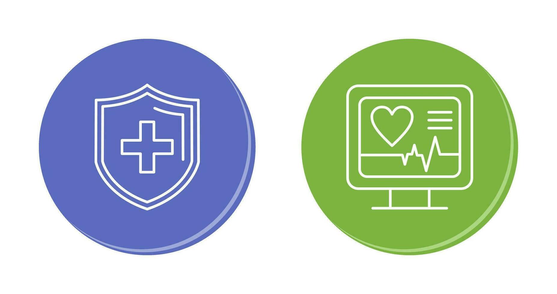 Protection and Plus Icon vector