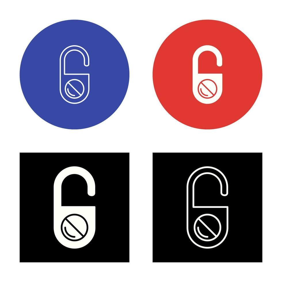 Do Not Disturb Vector Icon
