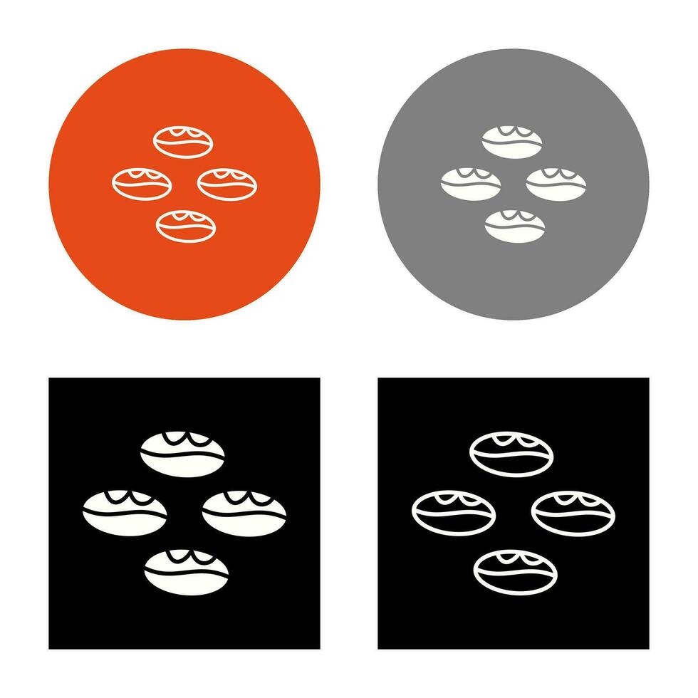 Coffee Beans Vector Icon