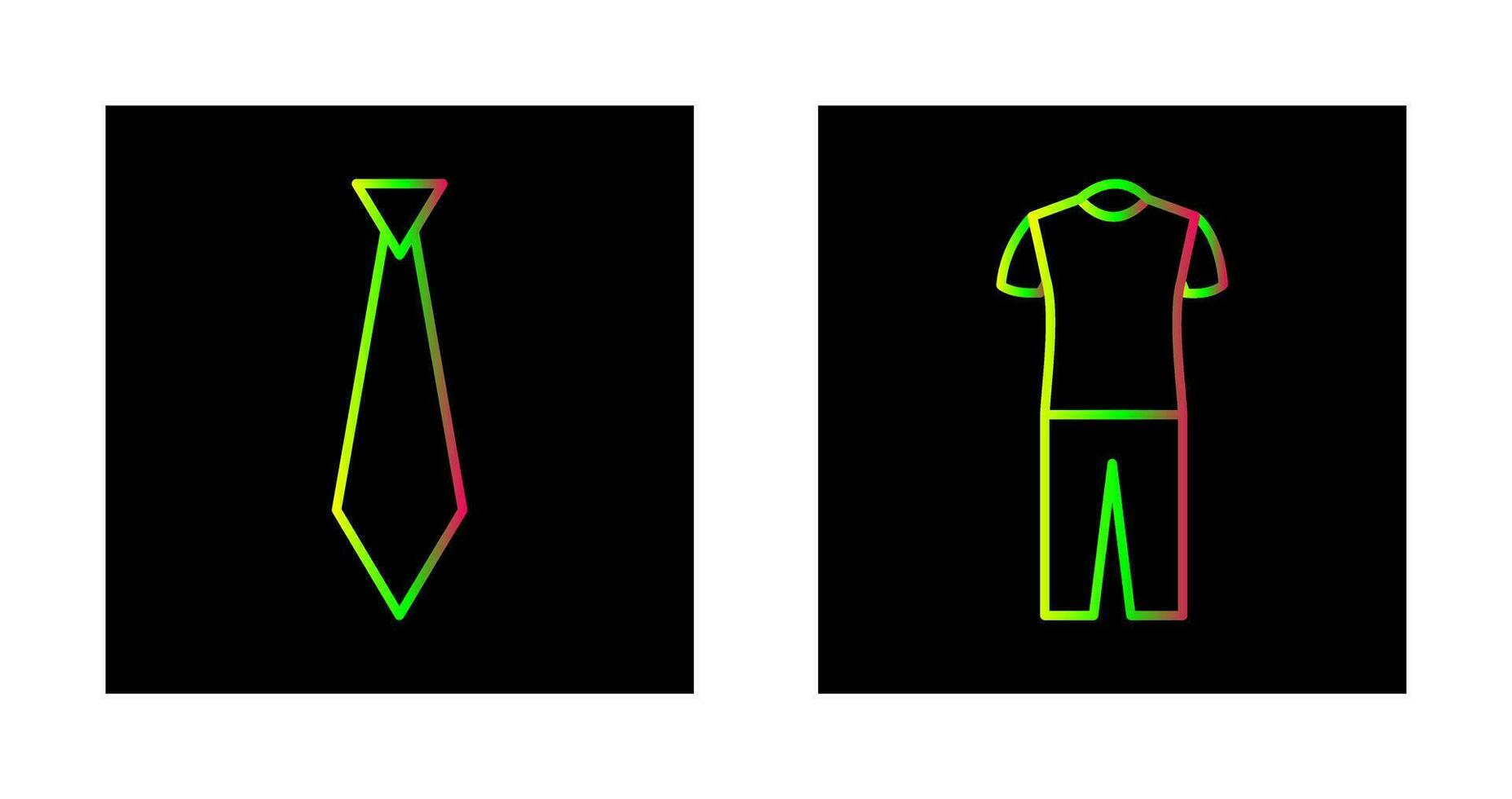 Tie and Pyjamas Icon vector