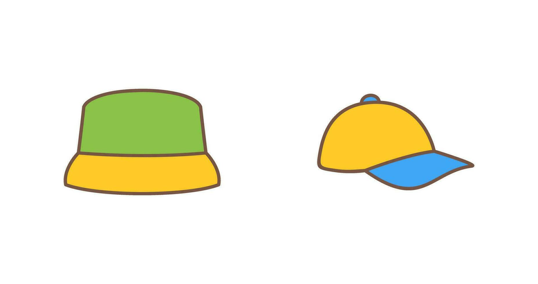Hat and athletic Icon vector