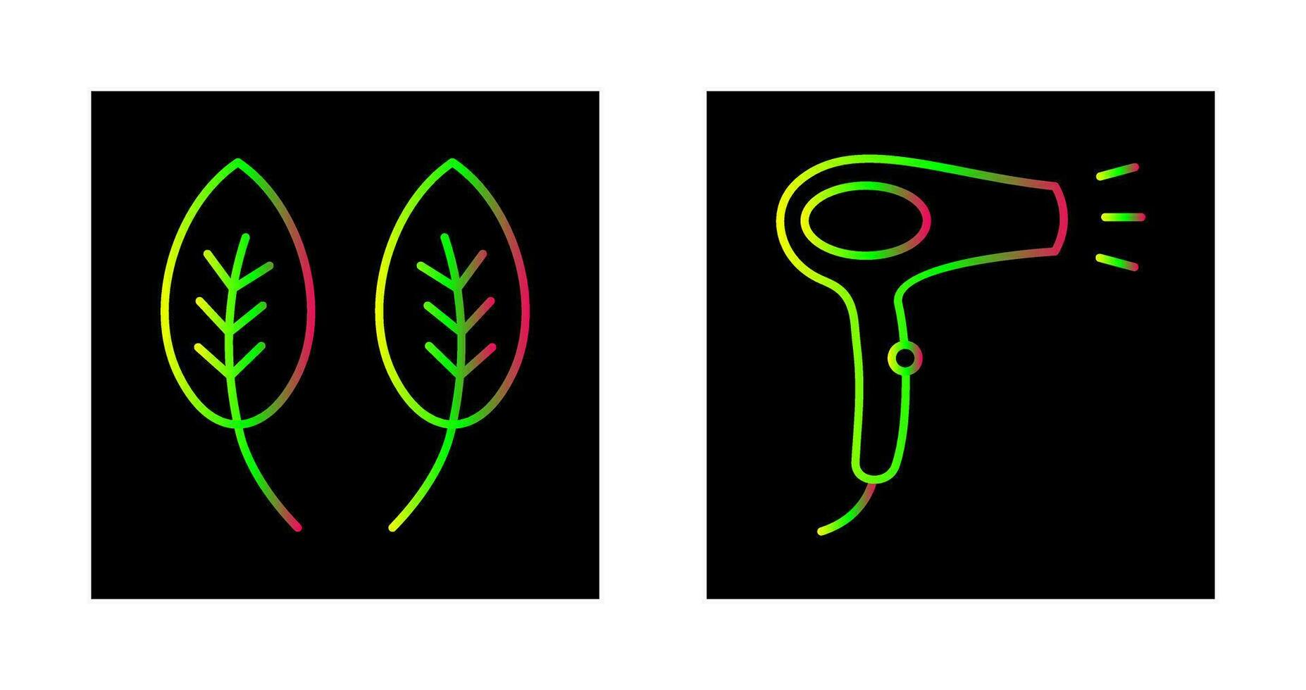 Herb and Hair removal Icon vector