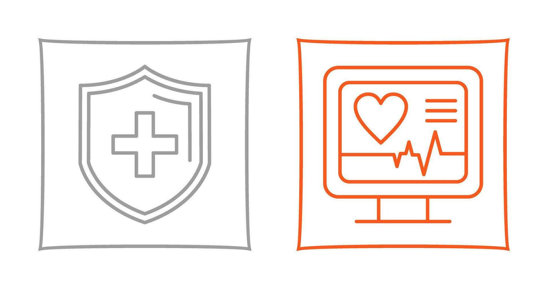 Protection and Plus Icon vector