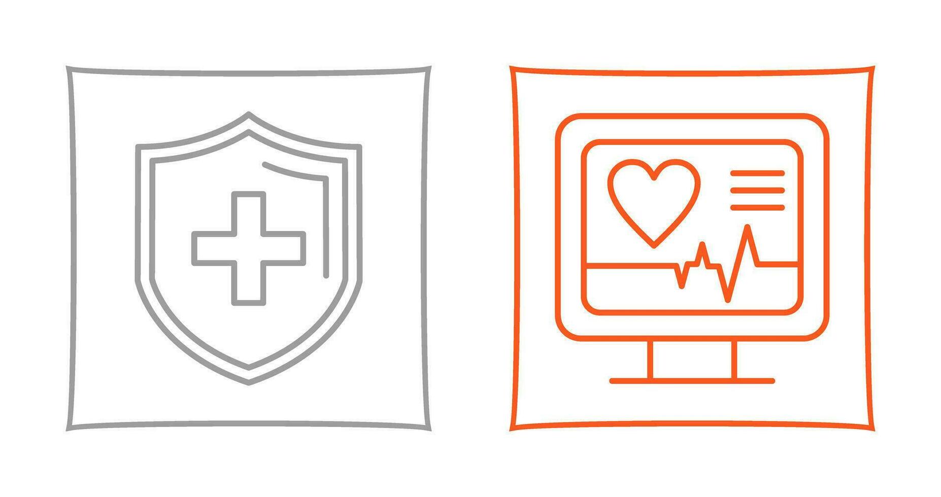 Protection and Plus Icon vector