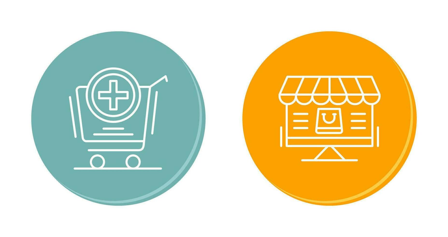 Add to Cart and Online Shopping Icon vector