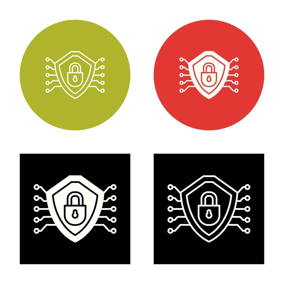 Cyber Security Vector Icon
