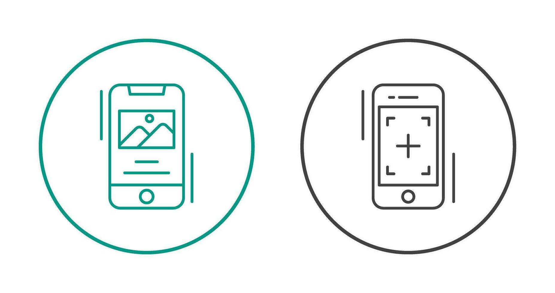 Gallery and Focus Icon vector