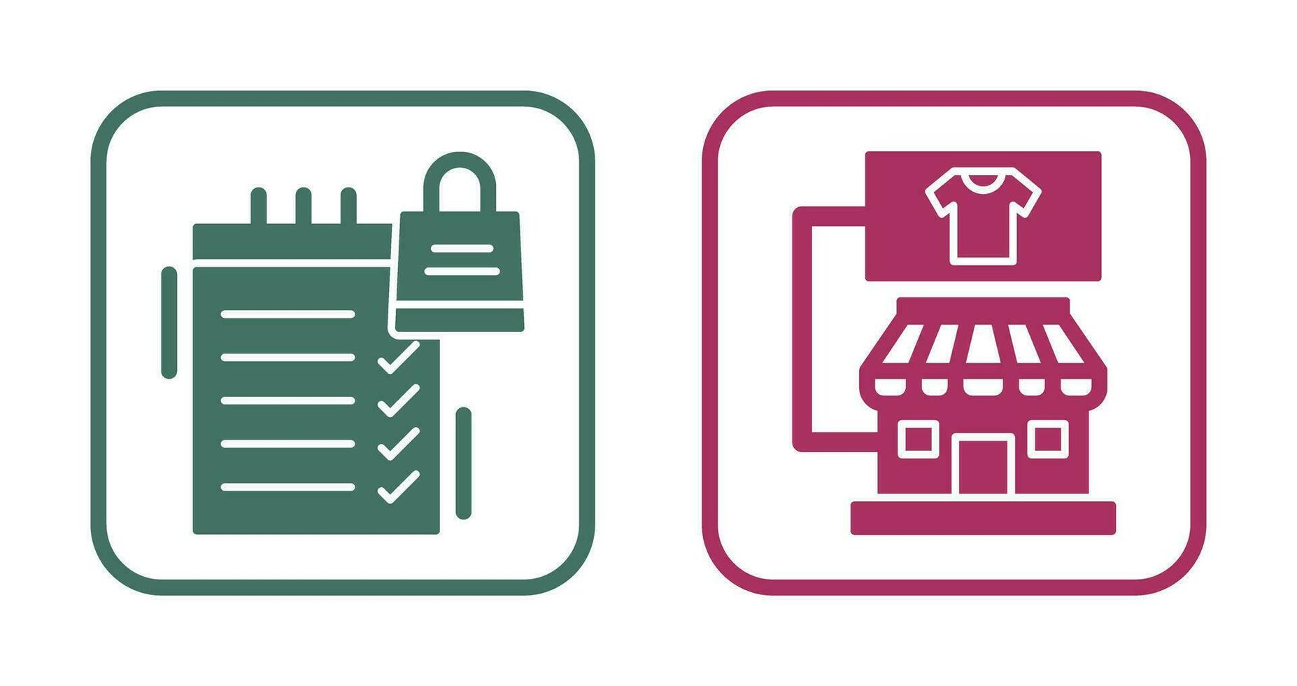 Shopping and Store Icon vector