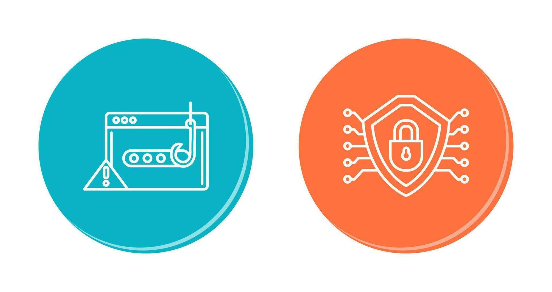 Phishing Password and Security Icon vector