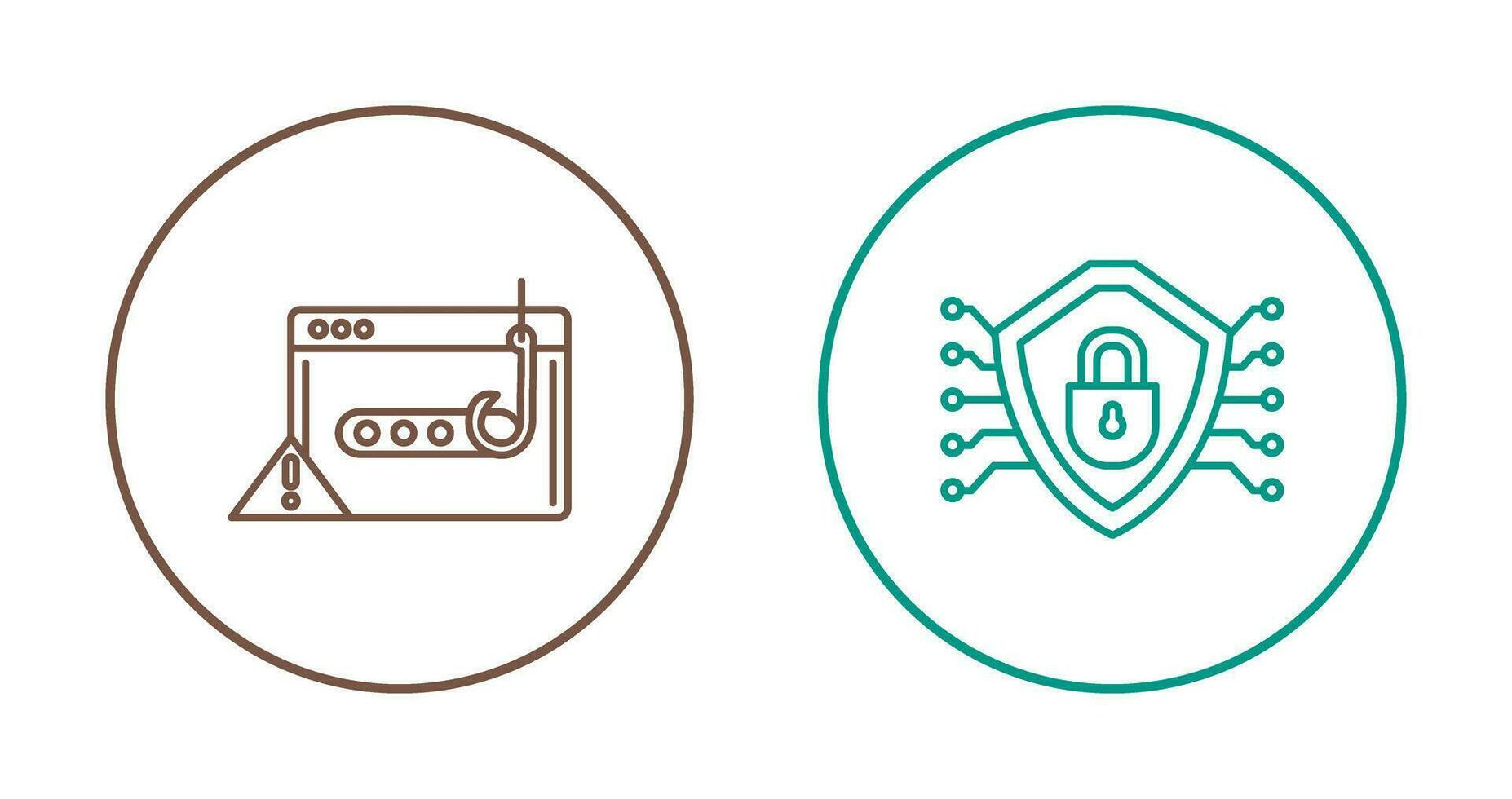 Phishing Password and Security Icon vector