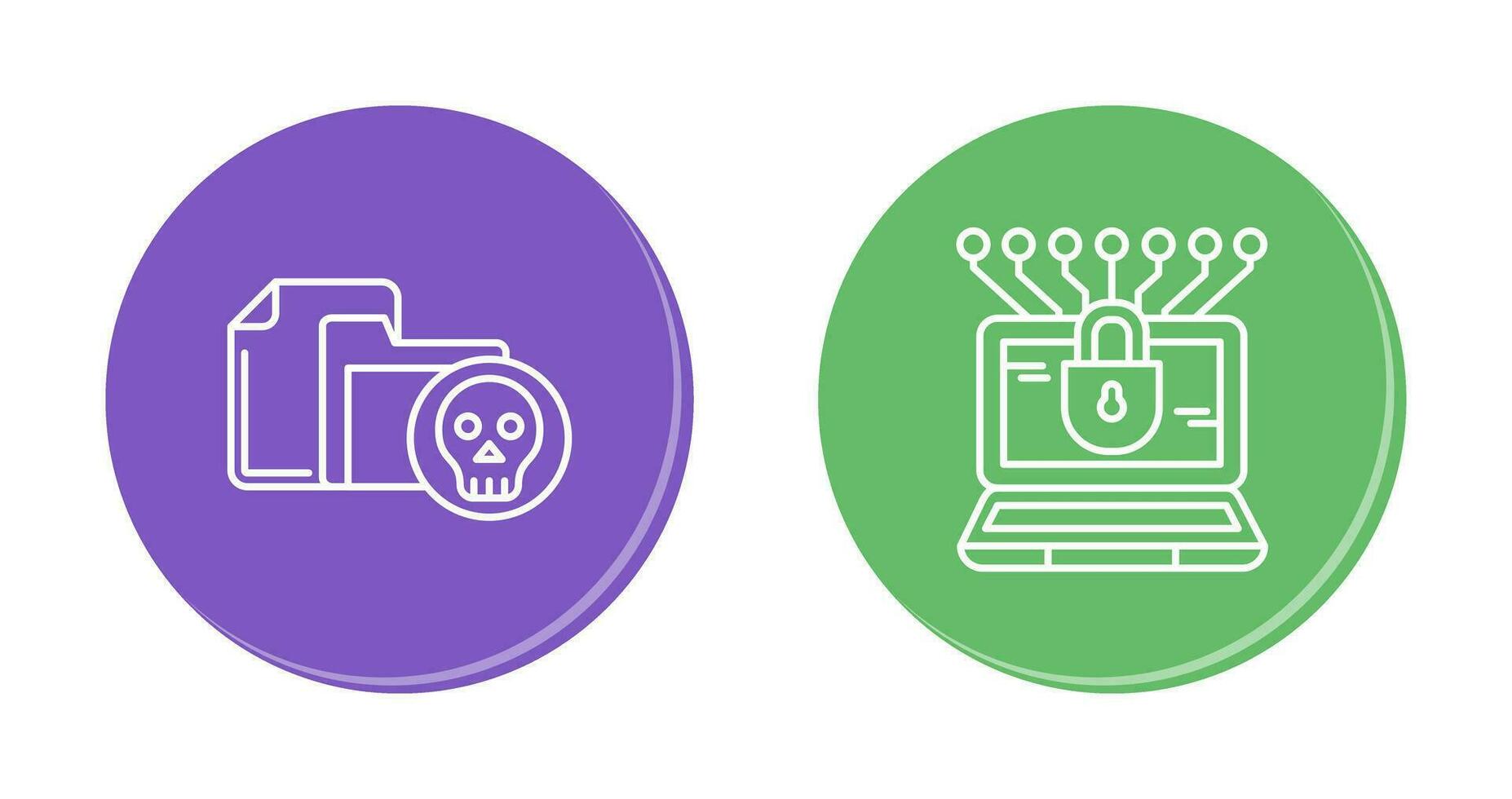 Infected File and Money Hacking Icon vector