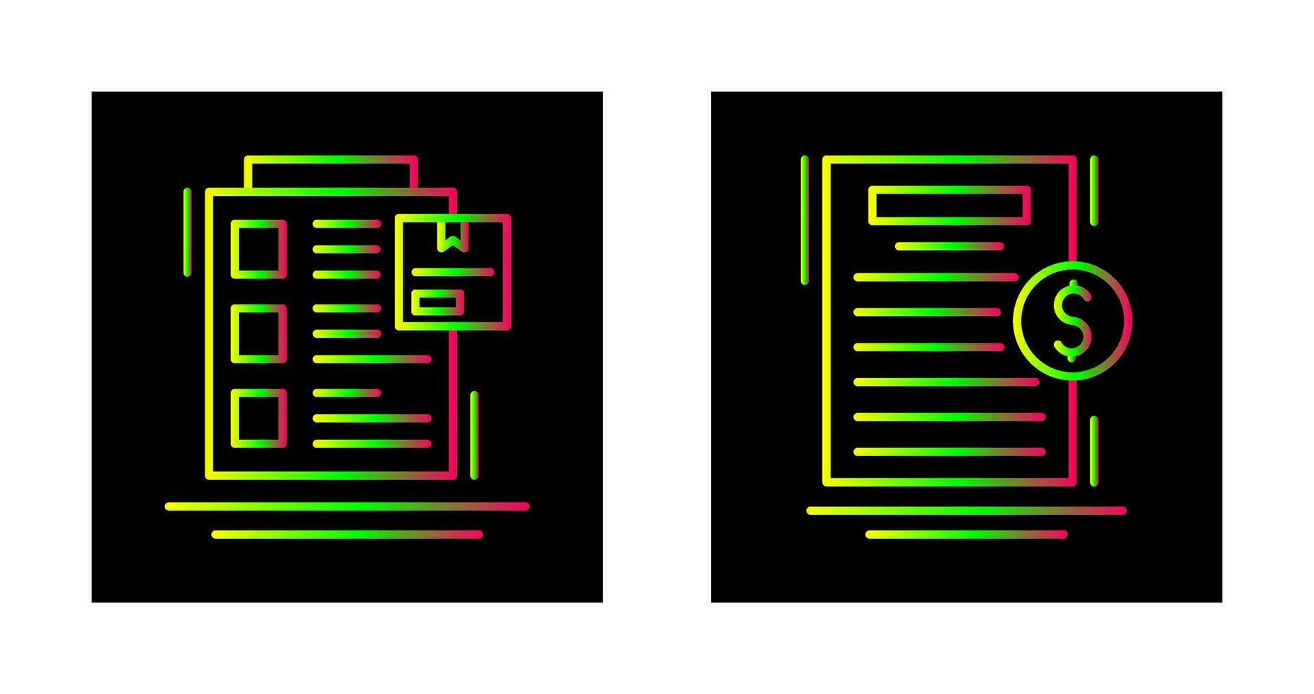 orden lista y tu cuenta icono vector