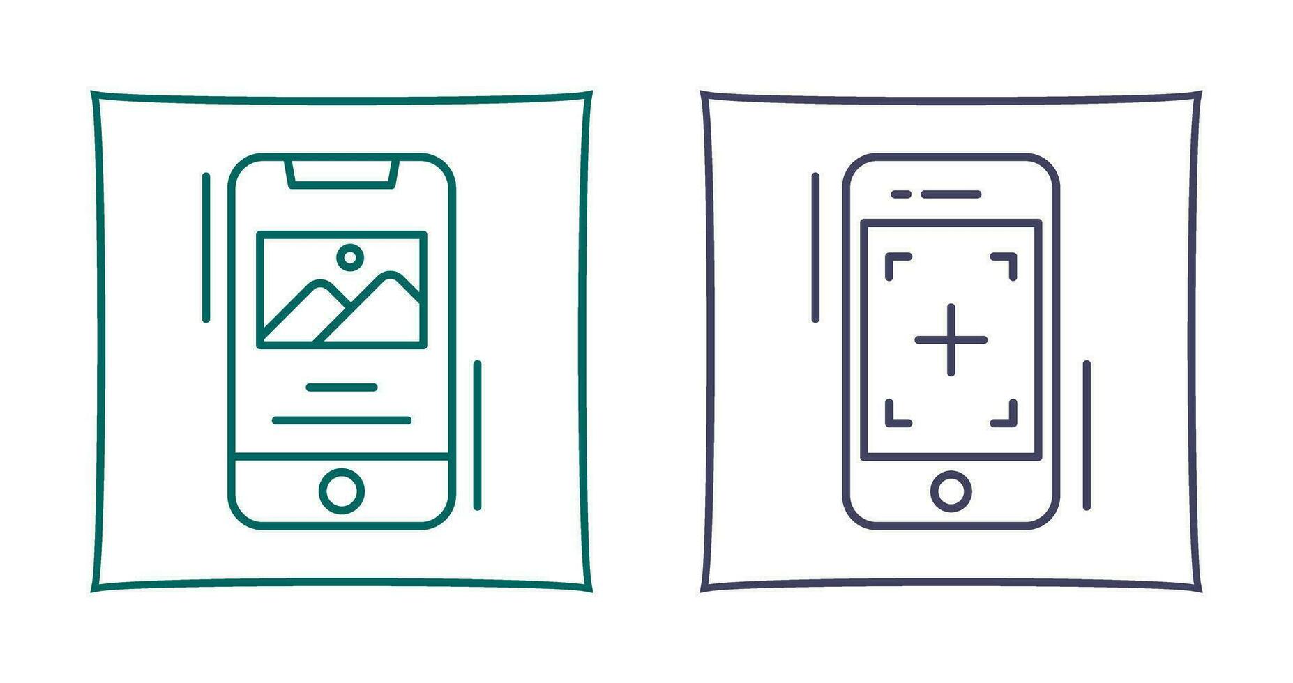 Gallery and Focus Icon vector