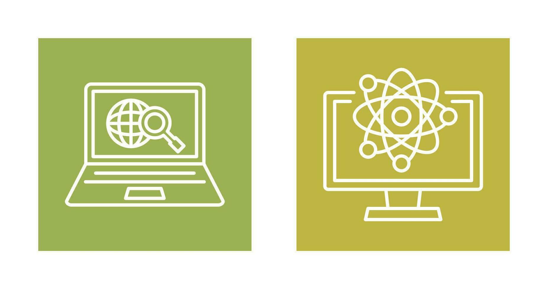 Explore and Science Icon vector