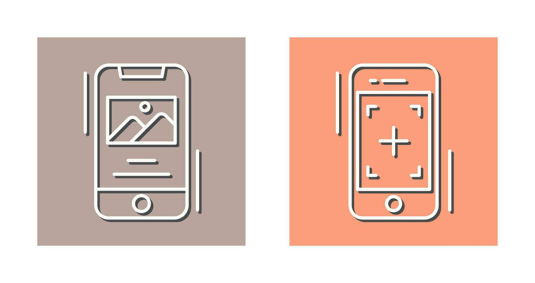 Gallery and Focus Icon vector