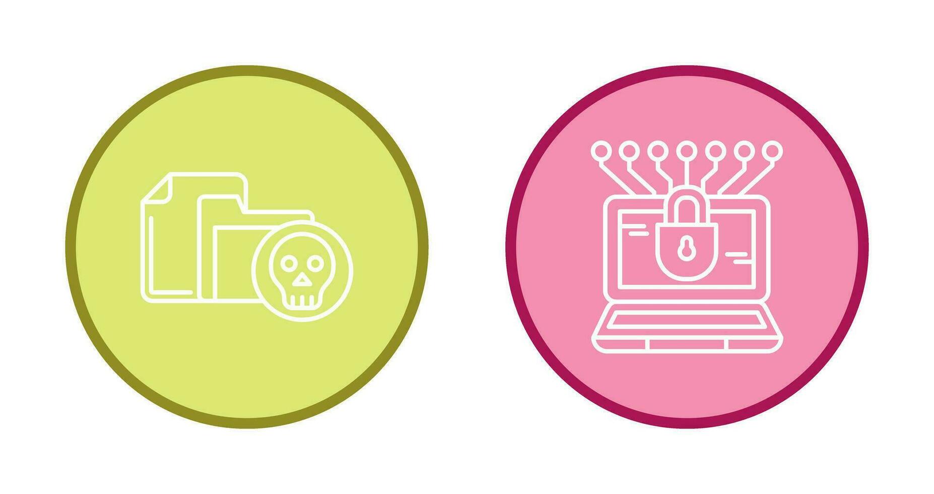 Infected File and Money Hacking Icon vector