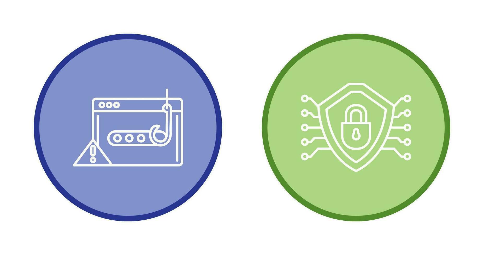 Phishing Password and Security Icon vector