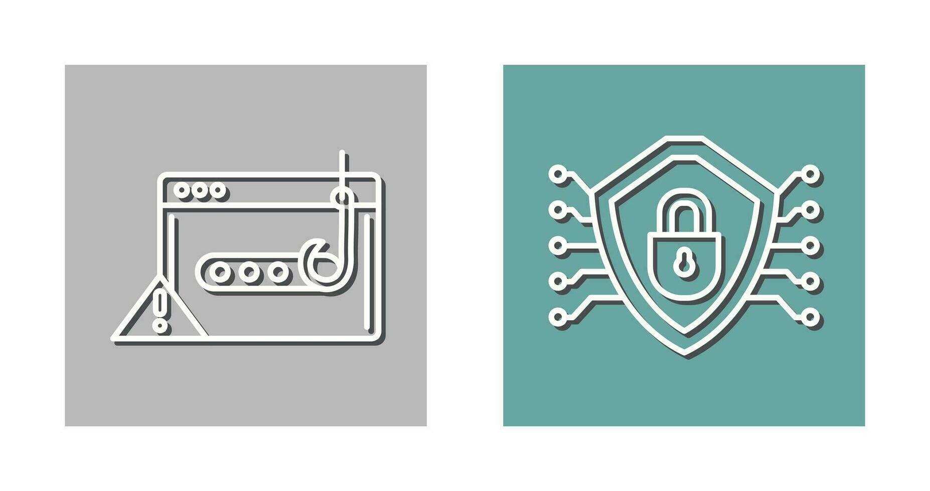 Phishing Password and Security Icon vector