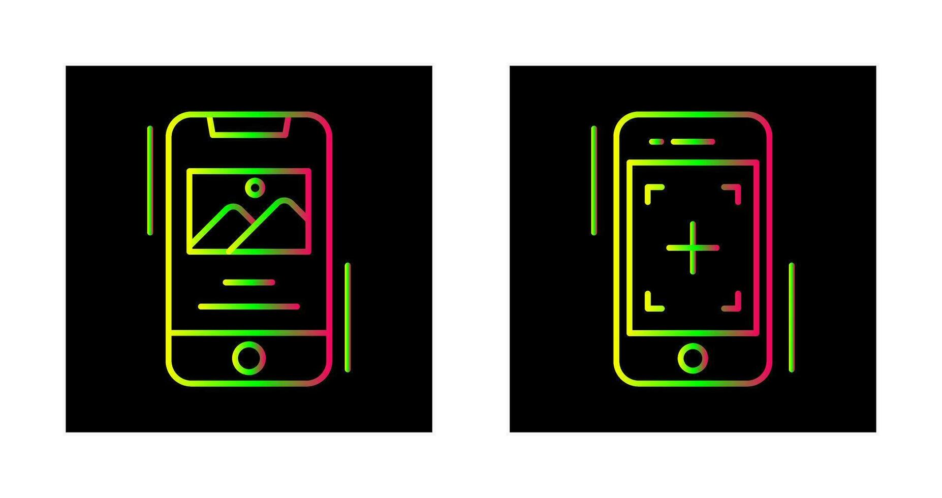 Gallery and Focus Icon vector