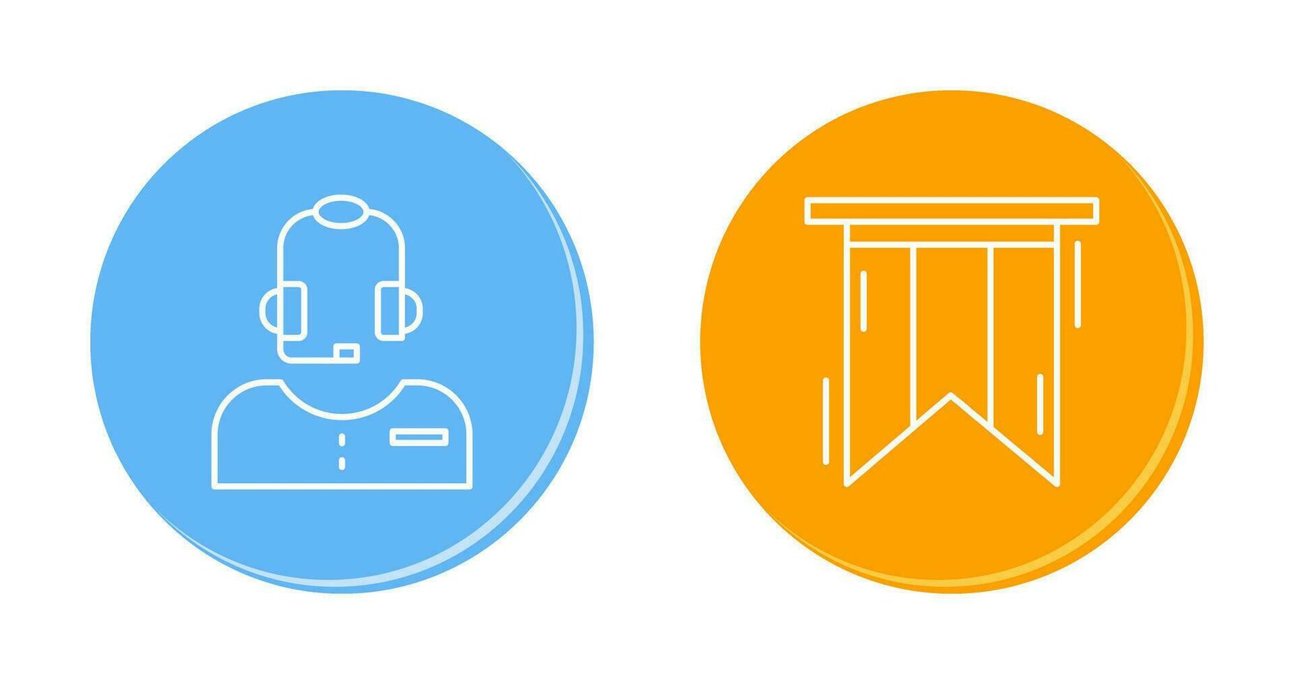 Customer Service and Bookmark Icon 33016698 Vector Art at Vecteezy